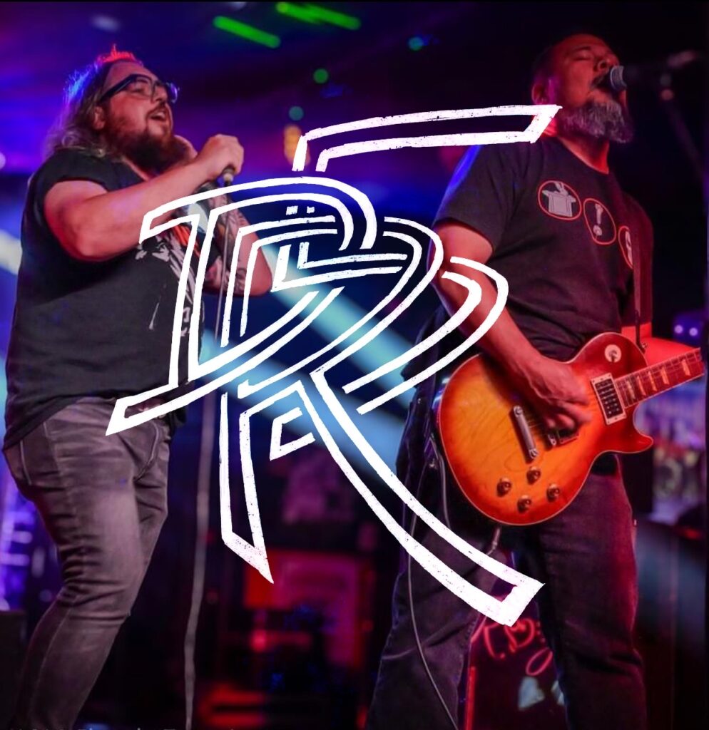 DR5 logo over singer & guitar player